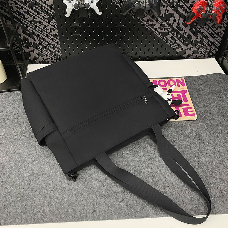 Japanese multi-compartment single-shoulder bag, large-capacity crossbody bag, 2025 new style simple and casual backpack, fashionable after-school bag Specification drawing