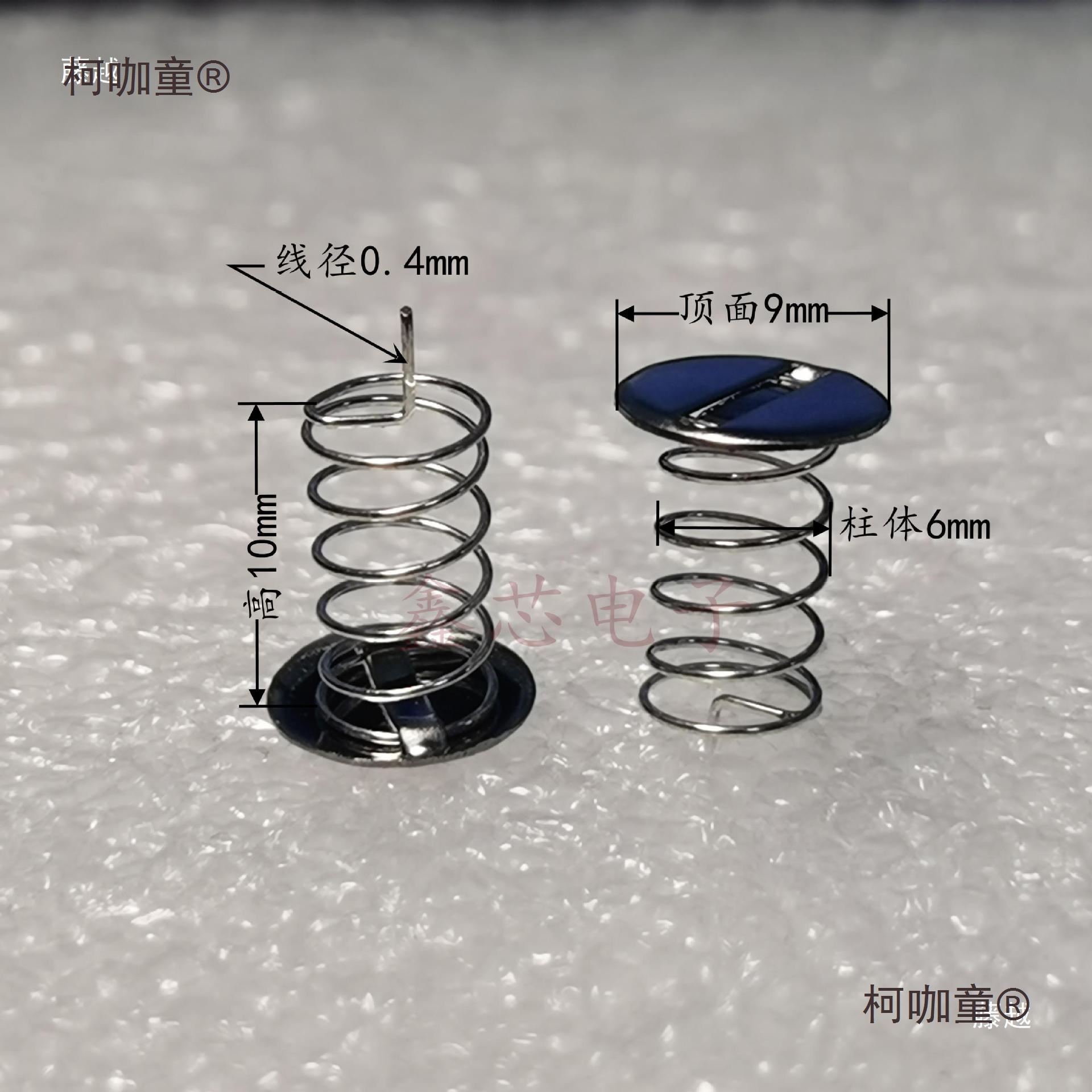 Iron sheet springs are rust-proof and can be easily tinned through wave soldering. Instruments and meters, circuit boards, buttons, microphones, Taibao details Picture