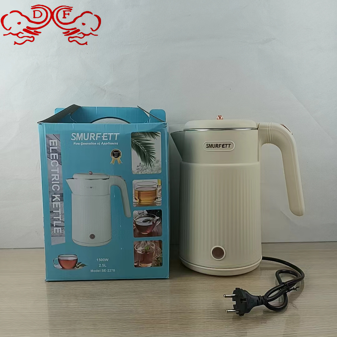 DF68862 SE-2278 Household electric kettle, stainless steel electric kettle, electric kettle with automatic power-off, portable DF TRADINGHOUSE