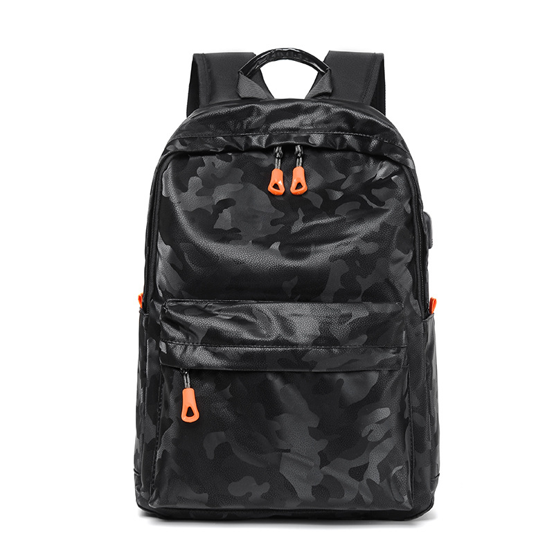 New camouflage fashion backpack in stock, multi-functional casual and trendy backpack, student portable travel computer schoolbag full figure