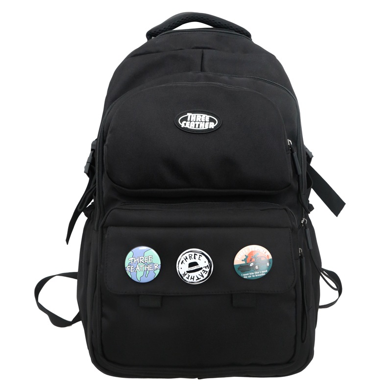 A new high-appearation-level, trendy and cool workwear-style backpack for couples, a lightweight travel and mountaineering backpack with large capacity Item Picture