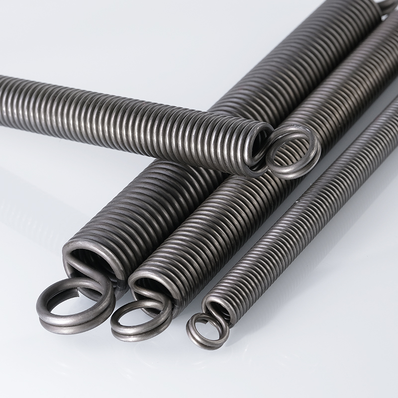 Double-loop hook size tension spring tension return spring sliding door spring steel wire thickness 0.3-6mm, outer diameter 3-50 Specification drawing