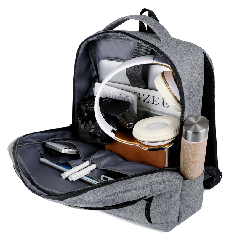 Cross-border wholesale backpacks, school bags, male college student backpacks, men's 2023 new style backpacks, business bags, commuting bags Item Picture