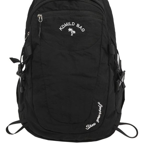 A new high-appearance-level, fresh and sweet, color-blocking mini backpack from Forest-themed ins, a couple's hiking and travel backpack Item Picture