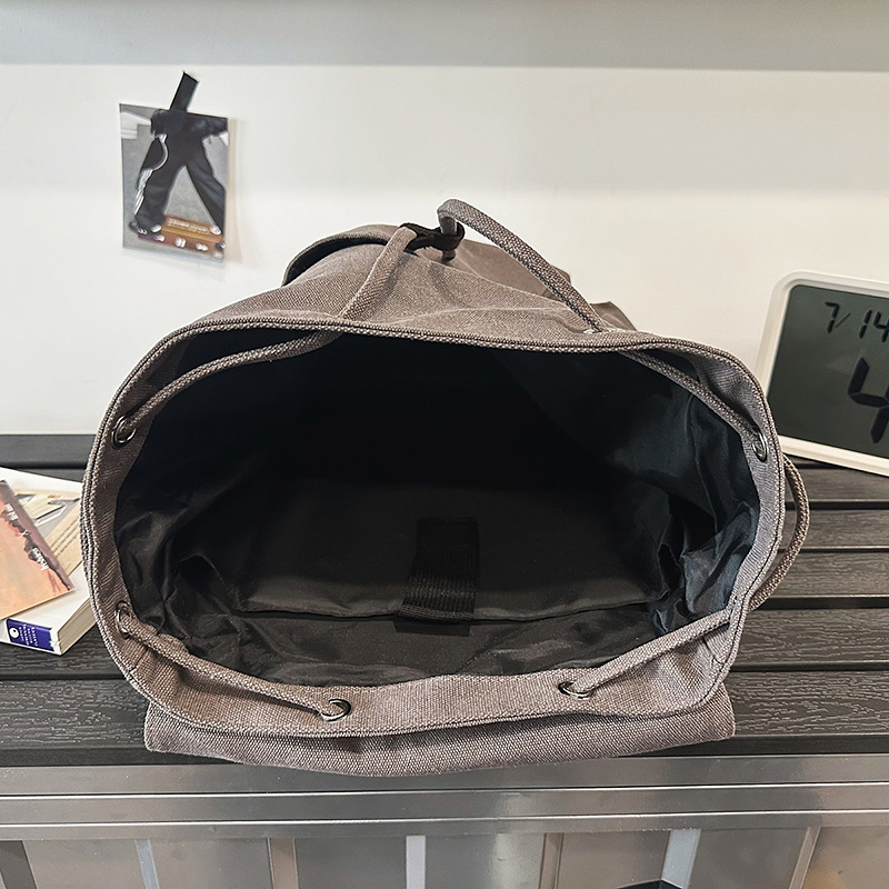 Fashionable Japanese style versatile workwear backpack, ins college student casual large-capacity schoolbag, casual travel backpack Specification drawing