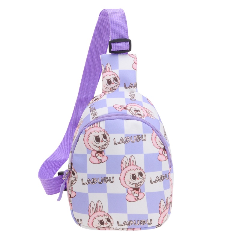2024 New children's bags: Fashionable crossbody small chest bags for boys and girls, kids' waist bags, cartoon lightweight travel backpacks Item Picture