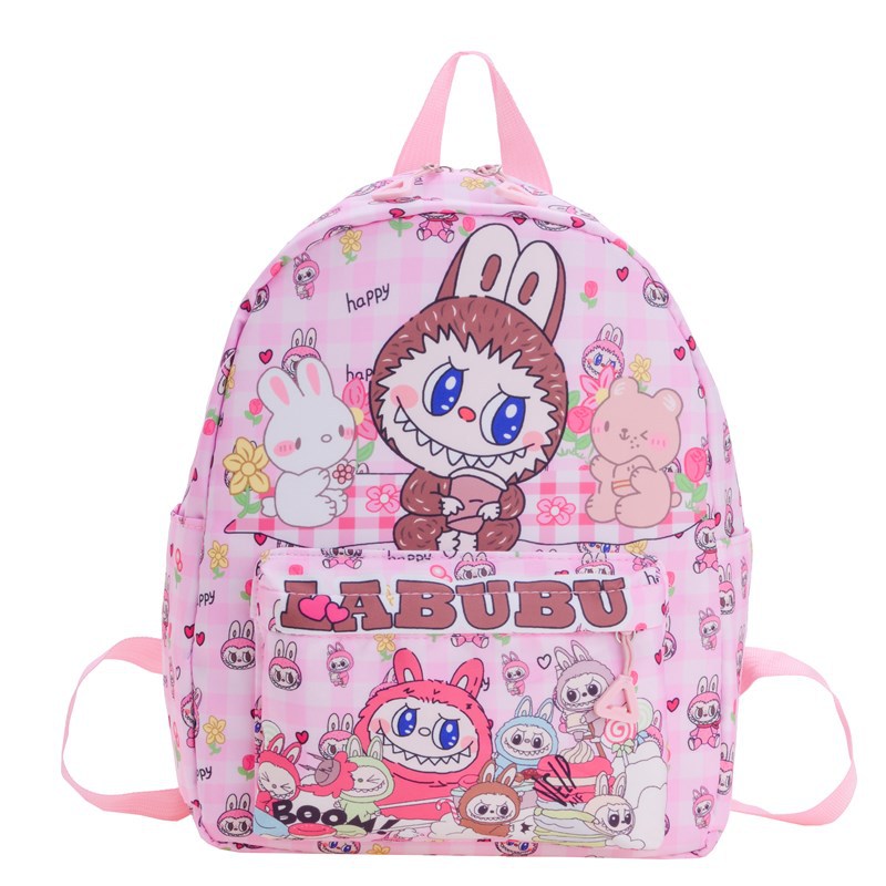 New large-capacity children's schoolbag, cartoonish and cute backpack for grades 1-2, sweet backpacks for boys and girls in kindergartens Item Picture