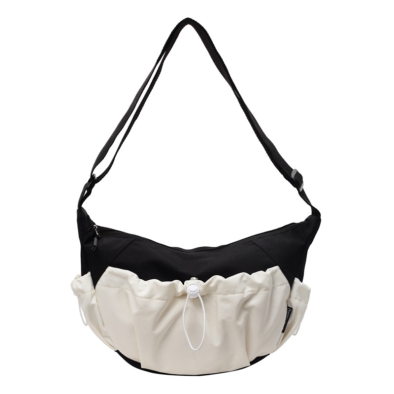 The pleated cloud bag is a new spring 2025 model for women, featuring a niche design. It comes in a dumpling bag and has a large capacity for commuting Item Picture