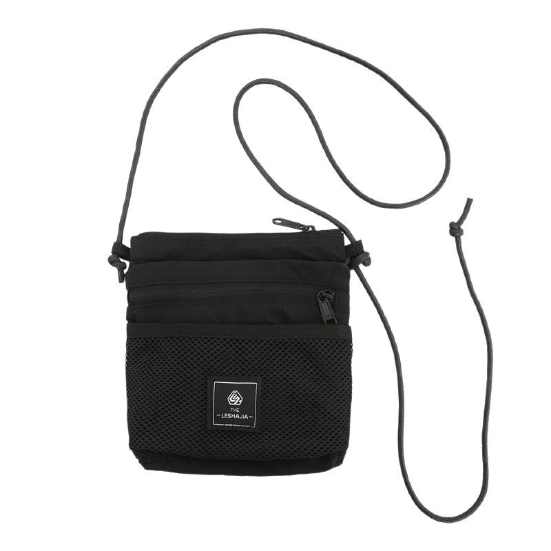 Lightweight mountain-style outdoor mini bag, trendy Japanese single-shoulder crossbody bag, men's versatile camping ID and mobile phone case Item Picture