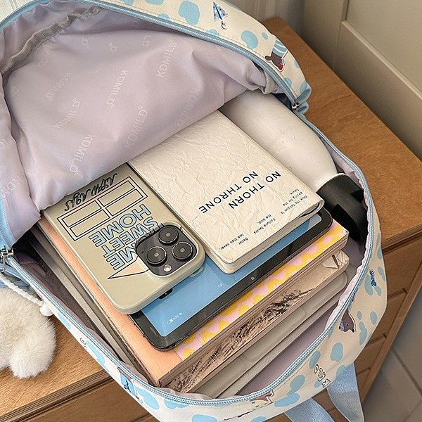 A new high-appearance-level Japanese-style fresh, sweet and cute puppy backpack, a lightweight and large-capacity backpack for junior and senior high school students Application Scenario
