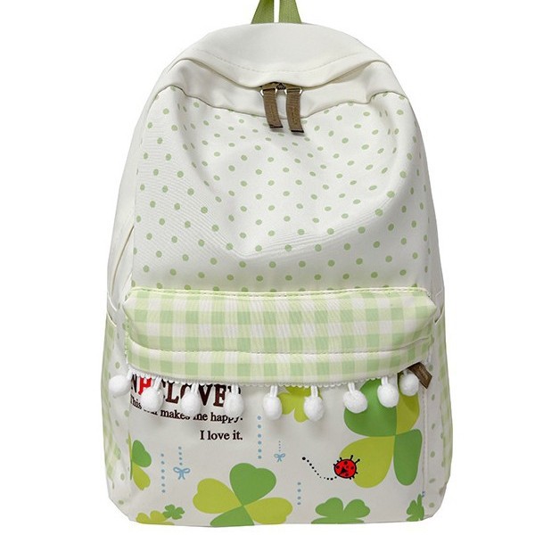 2025 Japanese-style cute backpacks for girls, fresh and versatile college student schoolbags, Korean-style computer bags, and commuting backpacks Specification drawing