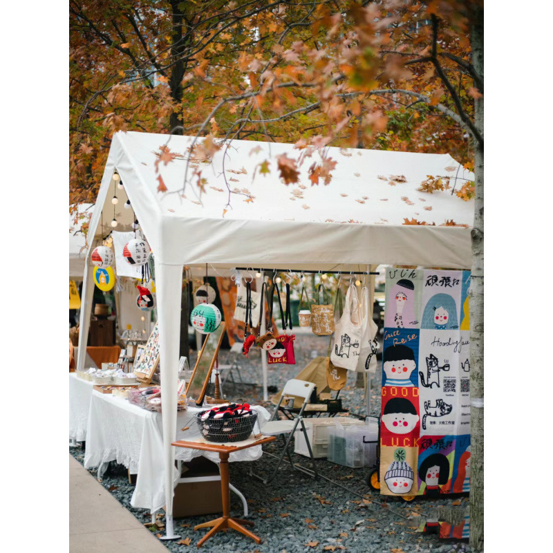 Carport, home tents, street vending, sun umbrellas, outdoor courtyard, internet-famous market, outdoor camping tent factory Specification drawing