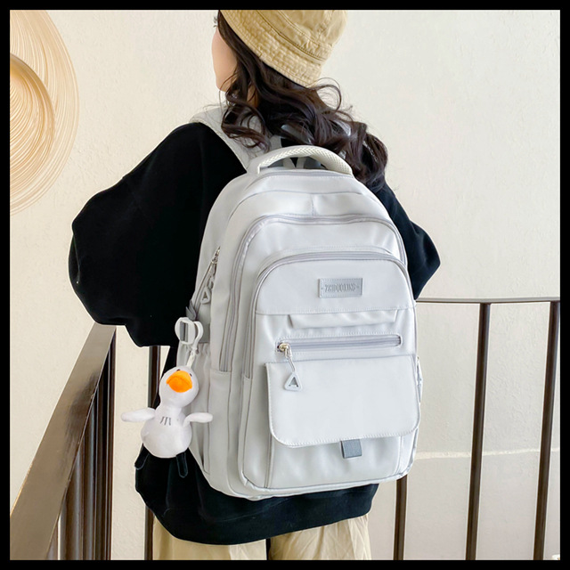 High-appearance-level Japanese-style junior high school large-capacity schoolbag, girls' high school and college students' niche backpack, simple and versatile computer bag Specification drawing