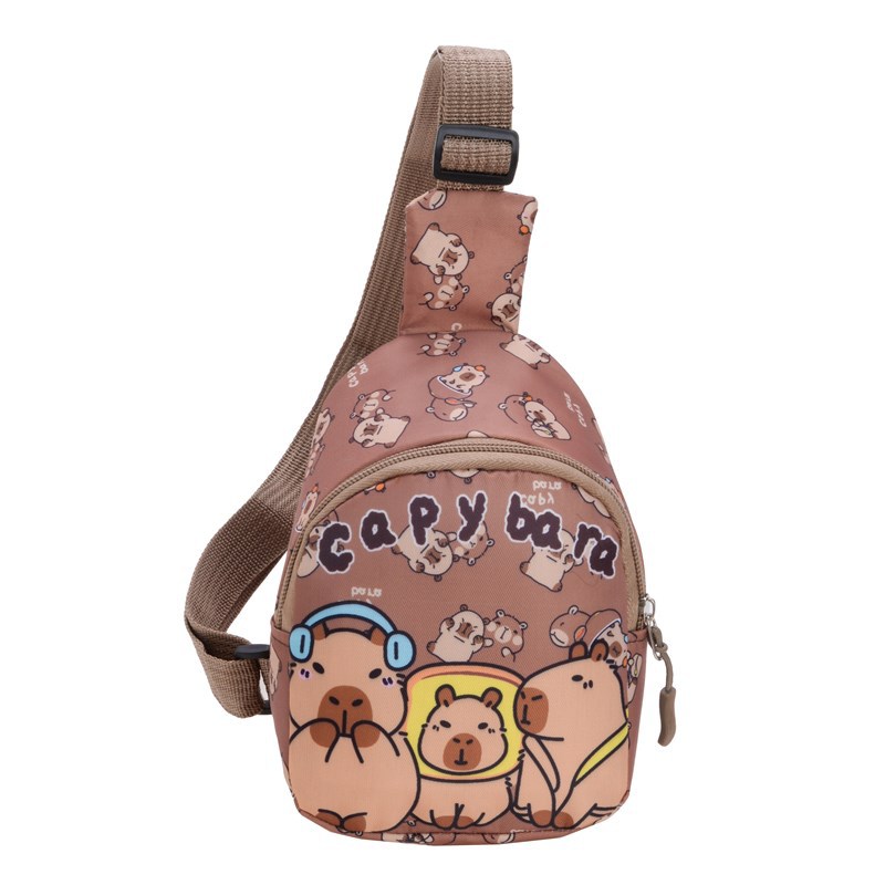 2025 New children's bags, cute cartoon coin purses for boys and girls, trendy crossbody bags, fashionable and casual chest bags Item Picture