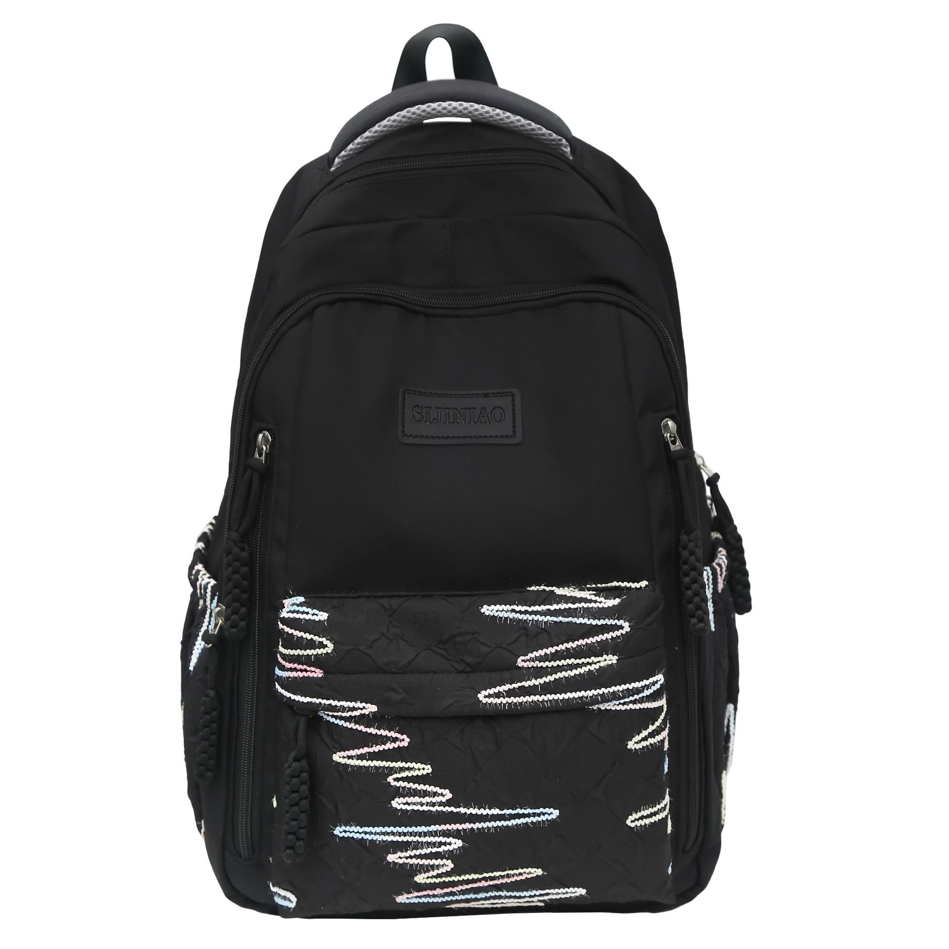 This Korean-style, fresh and cute backpack has a large capacity and a high level of appearance. It's an ins pink and tender backpack with a girlish heart for traveling and shopping Item Picture