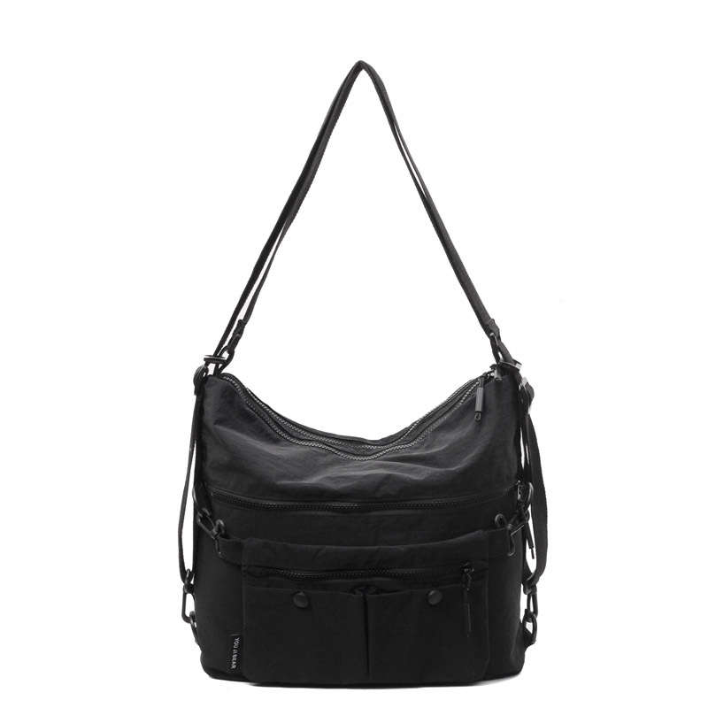 A new Korean-style ins multi-pocket crossbody bag with a high aesthetic level, a casual, simple, lightweight and large-capacity tote bag for women Item Picture