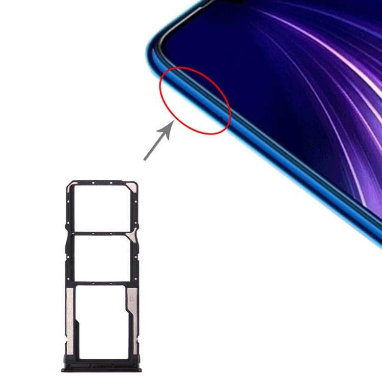 Suitable for Xiaomi Redmi Note 8 SIM card +SIM card +Micro SD card tray full figure