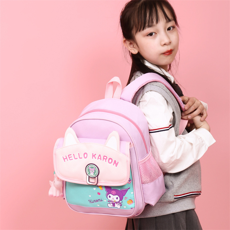 Schoolbag, preschool children's backpack, cartoon 2024 new style, large-capacity campus backpack for school enrollment Specification drawing