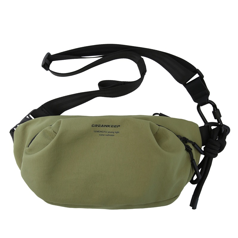 ins trendy brand chest bag for men, Japanese casual and versatile single-shoulder crossbody bag, new mobile phone, small backpack, sports waist bag for women Item Picture
