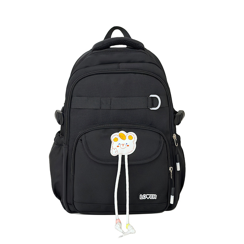 A new high-appeal, fresh, sweet and cute cartoon bear backpack from Korean Instagram, a lightweight backpack for junior and senior high school students Item Picture