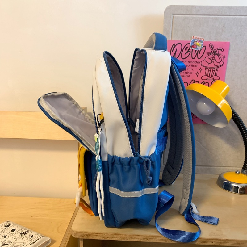 New student bag for girls, high school and junior high school students, large-capacity backpack, high-end Korean style Instagram girl backpack and schoolbag Specification drawing