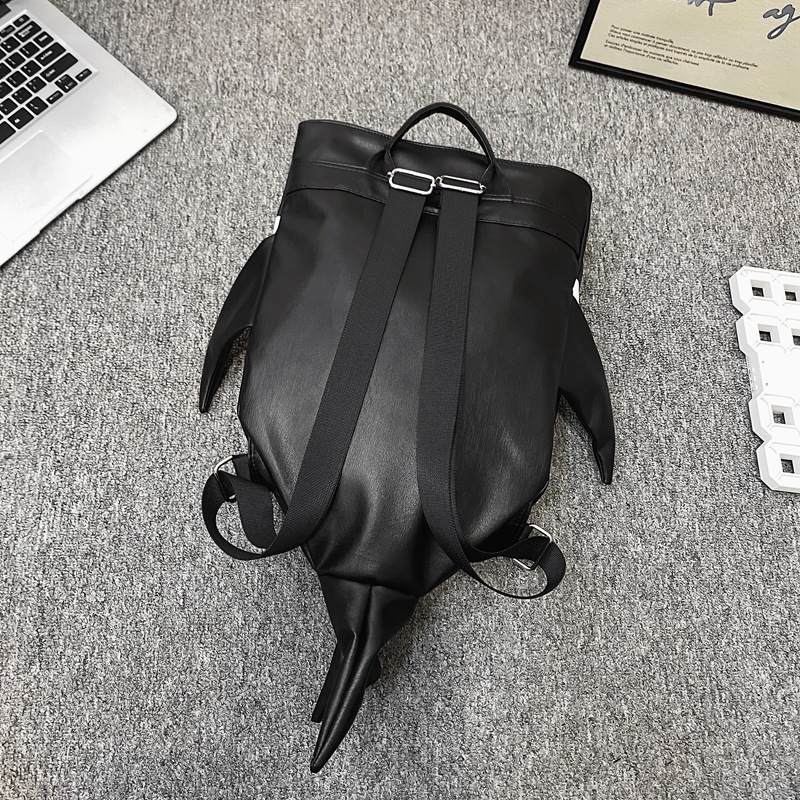 Trendy brand personalized Instagram backpacks, funny and creative couple's streetwear pu backpacks, cool backpacks for junior and senior high school students Specification drawing