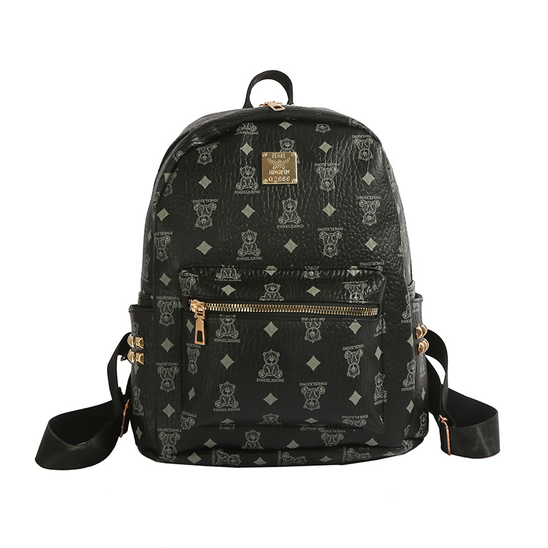 A new high-appearancy-level macaron-colored cute bear mini backpack from the Korean version of Instagram, a lightweight shopping backpack for women Item Picture