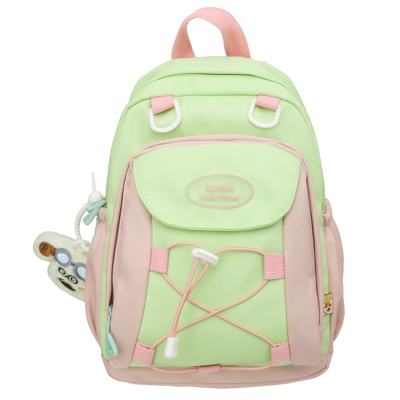 Japanese-style ins schoolbag, sweet and cute girl's appearance level, mini backpack for traveling and shopping, and backpack for a mom with kids Item Picture