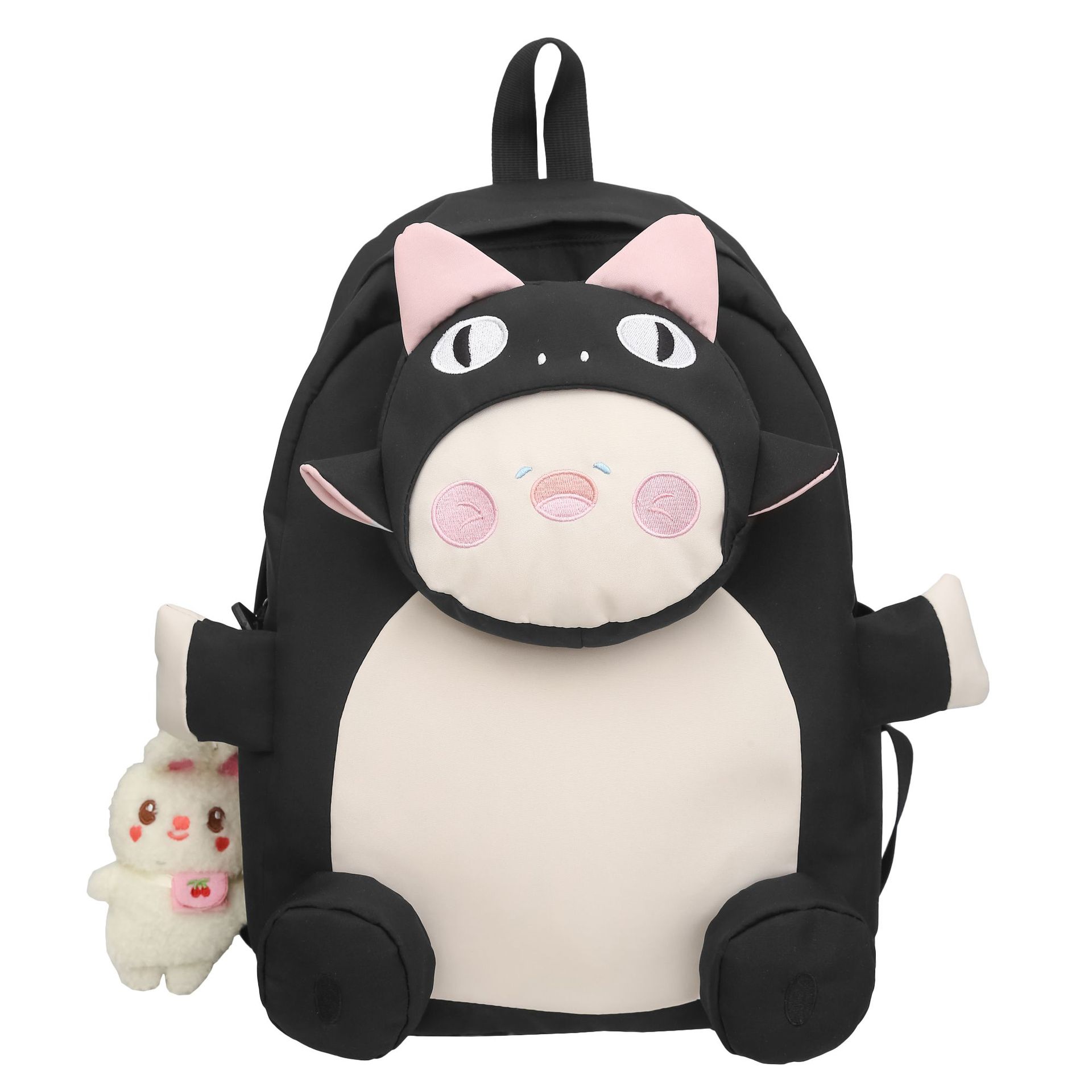 2025 New cute cartoon, ugly and adorable backpack for girls, personalized, creative, niche design sense, spring outing backpack Item Picture