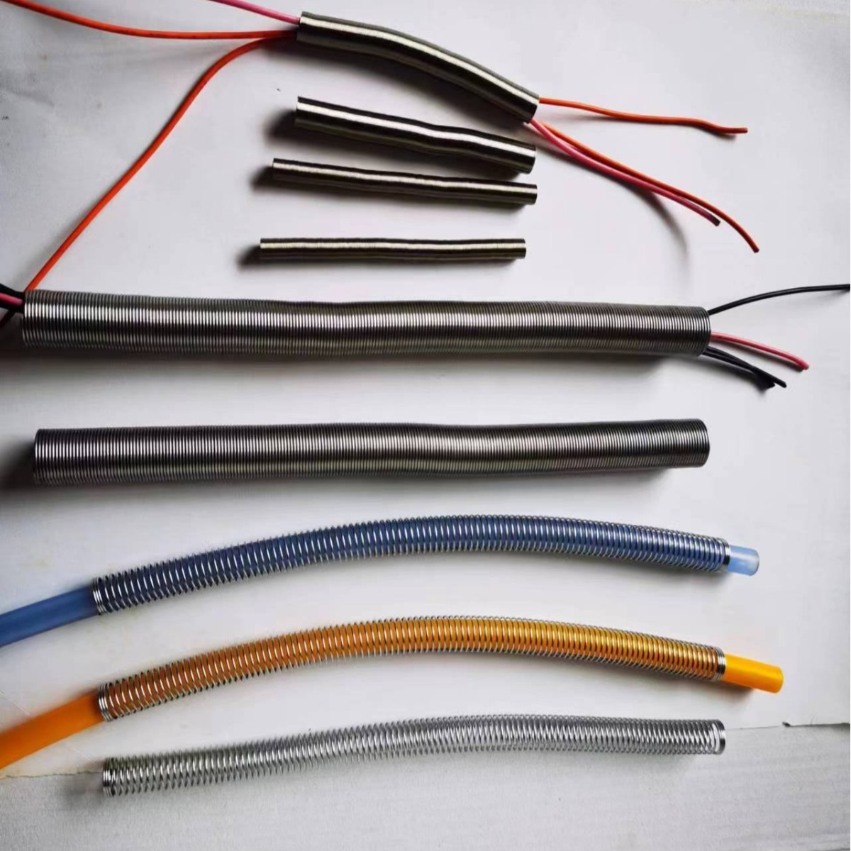 Factory direct supply of all kinds of electrical appliance wire protection spring tubes and special wire protection spring sleeves for electronic wires full figure