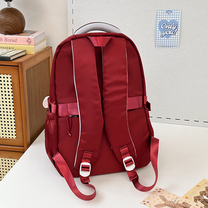 2025 New InS-style Japanese-style backpacks for students in grades three to six with contrasting colors, high-appearance-level middle school backpacks Specification drawing
