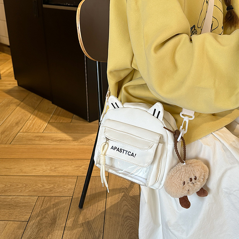 New Instagram-style Japanese Harajuku cute and versatile girl crossbody bag, soft girl sweet and fashionable casual single-shoulder bag details Picture