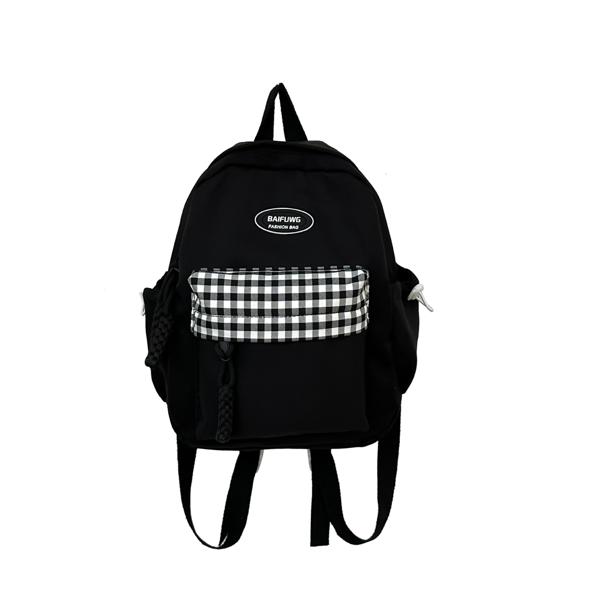 The 2024 new style of fresh and clean mini backpack is versatile. It's a small schoolbag for college students, a commuter bag for women, a mom bag, and a travel backpack Item Picture