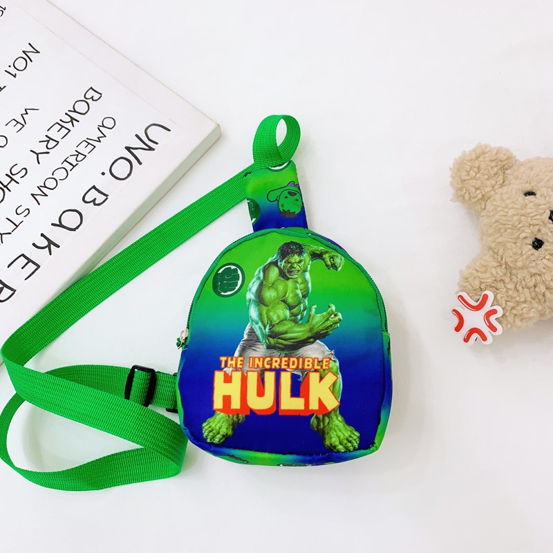 This year's new styles of children's bags, boys' and girls' fashionable cartoon coin purses, crossbody bags, outdoor casual small backpacks and chest bags Specification drawing
