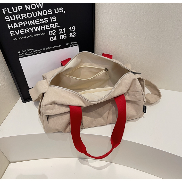Fashionable and simple business and travel crossbody bag for women 2025, hand-held luggage bag, large-capacity sports single-shoulder crossbody bag for women Specification drawing