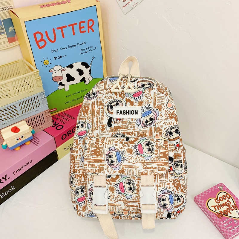New children's schoolbags, cartoon fashion, little girls' small backpacks for outings, large-capacity trendy boys' and girls' backpacks details Picture