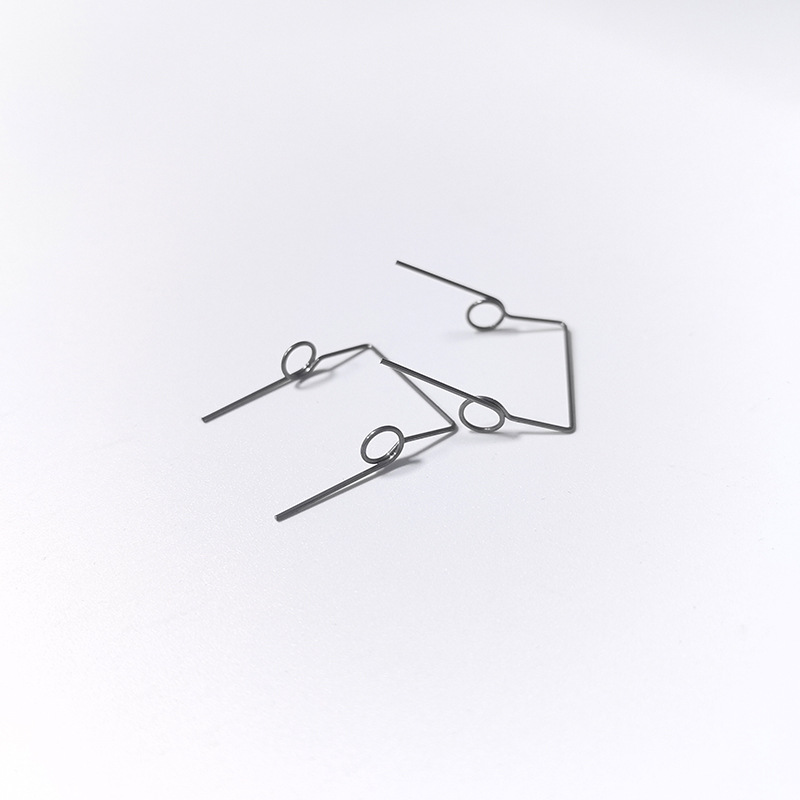 Factory direct supply of torsion spring, spring steel, rebound torque knob, size of rotation, clamp switch, rebound V-shaped spring Item Picture