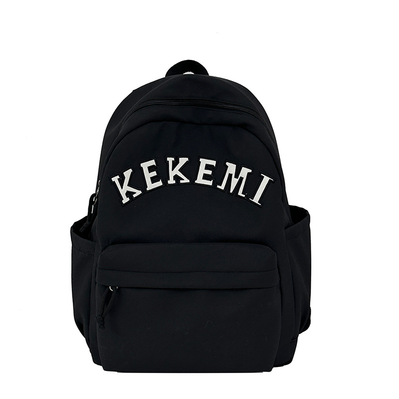 The new summer schoolbags for primary and secondary school students are in the style of Korean Harajuku, a fresh and light backpack, and a forest-style travel backpack for college students Item Picture