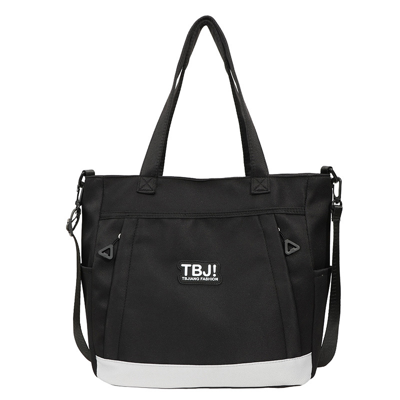 A simple and versatile single-shoulder student class bag for women in the spring of 2025, featuring a fresh and casual style with a large capacity Item Picture
