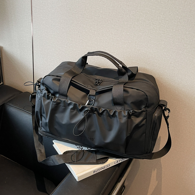 Short-distance travel bags for men and women, hand-held sports and fitness bags with shoes, travel bags for childbirth, storage bags, and light luggage bags full figure
