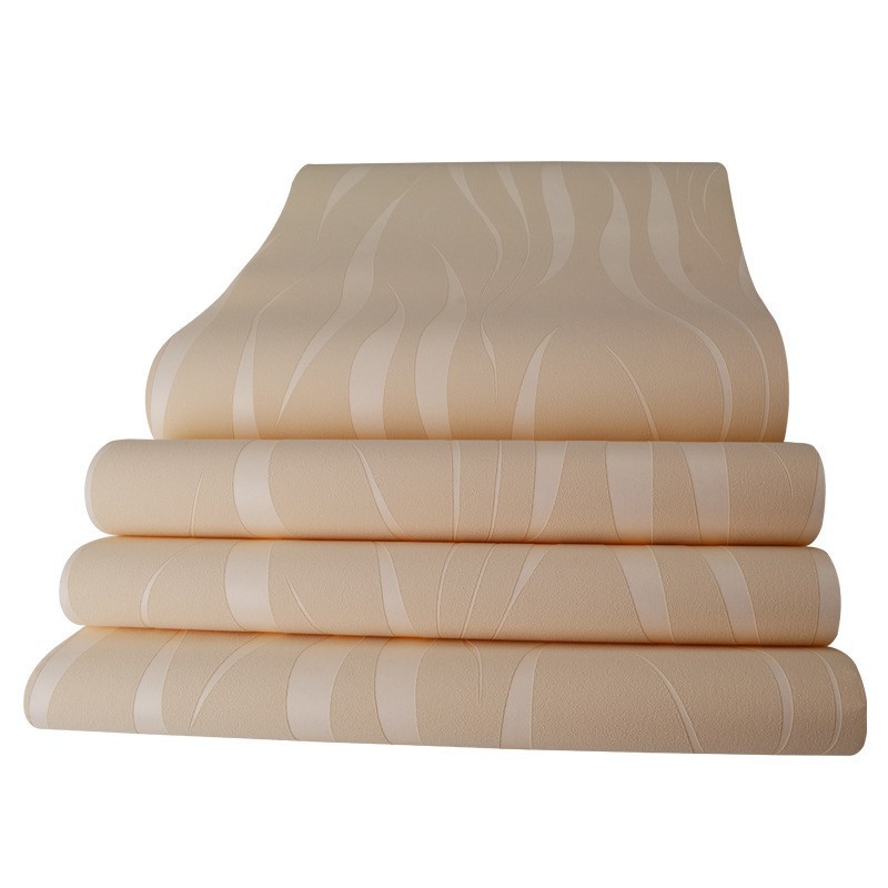 Fashionable and simple 3D wavy pattern wallpaper, non-woven fabric foam wallpaper, bedroom and living room background wall, full coverage of home decoration wallpaper Application Scenario