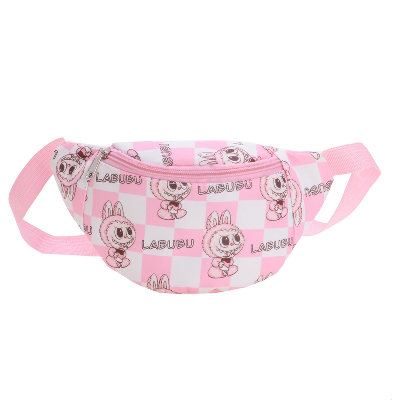 New Korean-style children's bags: cool and trendy cartoon boy and girl chest bags, cute princess crossbody bags, and little girl single-shoulder bags Item Picture