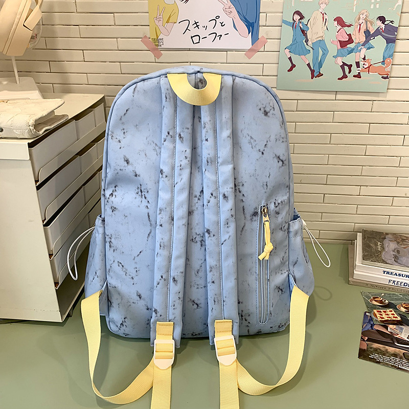 The 2025 new model features a high aesthetic level, large capacity backpack, versatile and fashionable schoolbag, simple commuting single-shoulder bag, and casual backpack Specification drawing