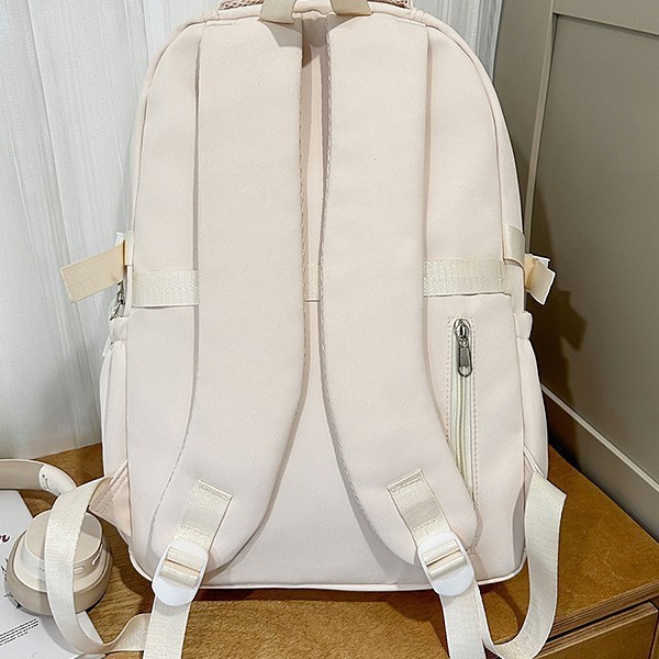 A new Japanese-style ins high-appearance-level fresh and sweet 2D pain-relieving bag, a large-capacity backpack for junior and senior high school students Specification drawing