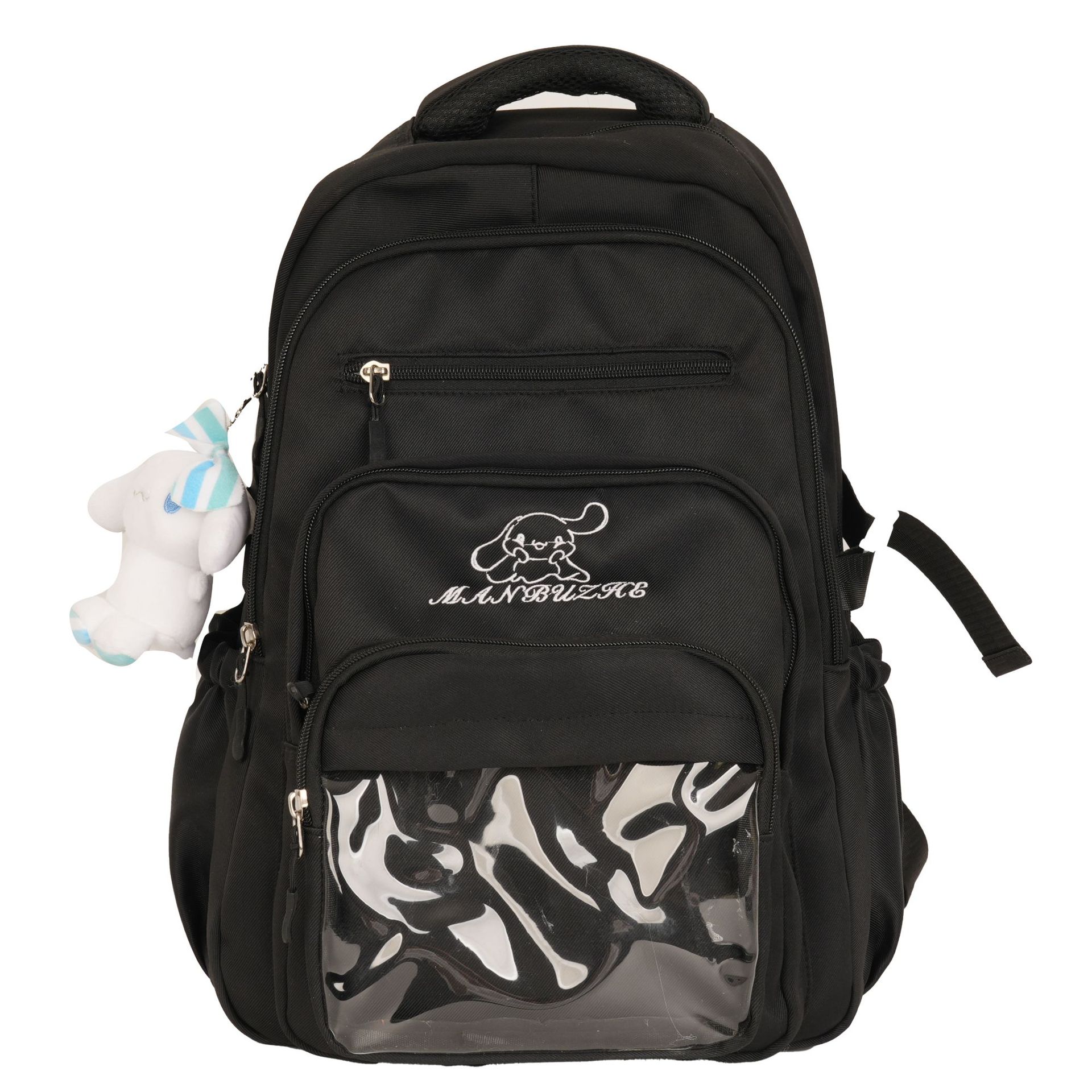 A new large-capacity backpack for junior and senior high school students, with a high level of appearance, a fresh and cute college style, and a cute 2D style Item Picture
