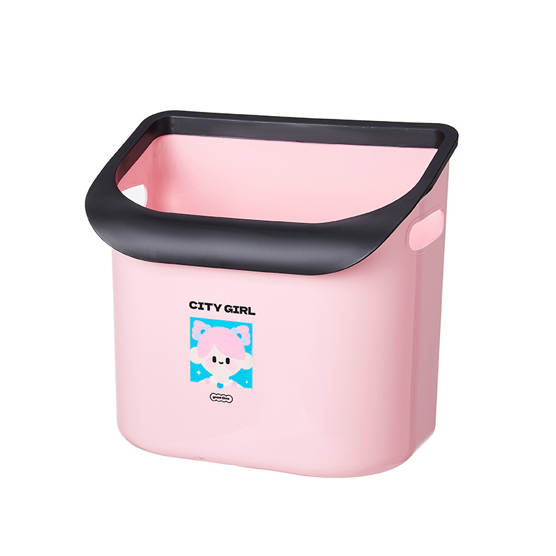 M04-8667家用垃圾桶卧室客厅餐厅学生大容量收纳垃圾桶办公室白底实物图