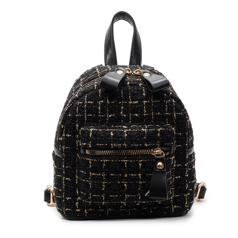 New 2025 stylish, large-capacity, versatile mini backpack, high-end and stylish Korean-style schoolbag, travel fragrance backpack Item Picture