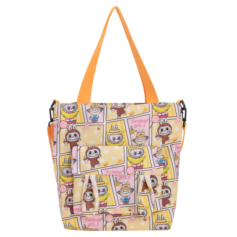 Japanese cartoon 2024 new style fresh and simple canvas bag for women, single-shoulder, simple student class bag, printed handbag Item Picture