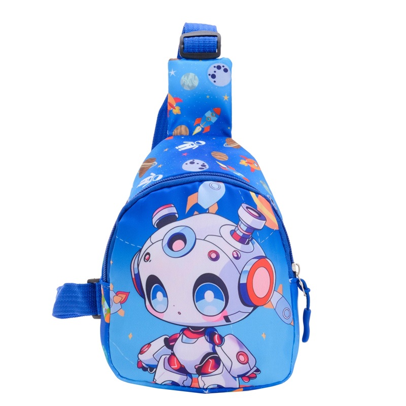 2024 New Korean cartoon crossbody bag, girls' cartoon cute and funny anime crossbody bag, printed children's crossbody bag Item Picture