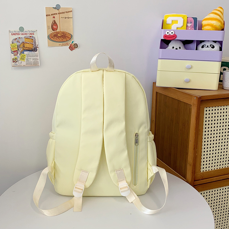 A new high-appeal Japanese-style Instagram fresh and cute puppy backpack for women, casual, simple, lightweight and large-capacity backpack Specification drawing